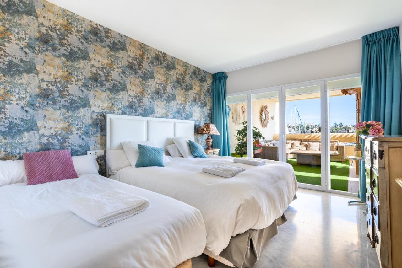 Wintowinrentals Luxury And Sea View Inside Puerto Marina 베날마데나코스타 외부 사진